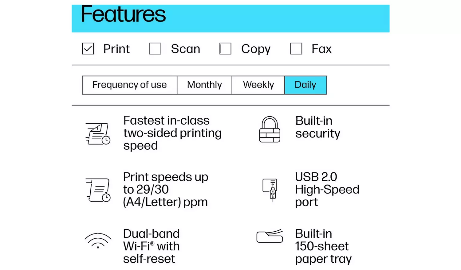 HP LaserJet Pro M209dw Wireless Mono Laser Printer