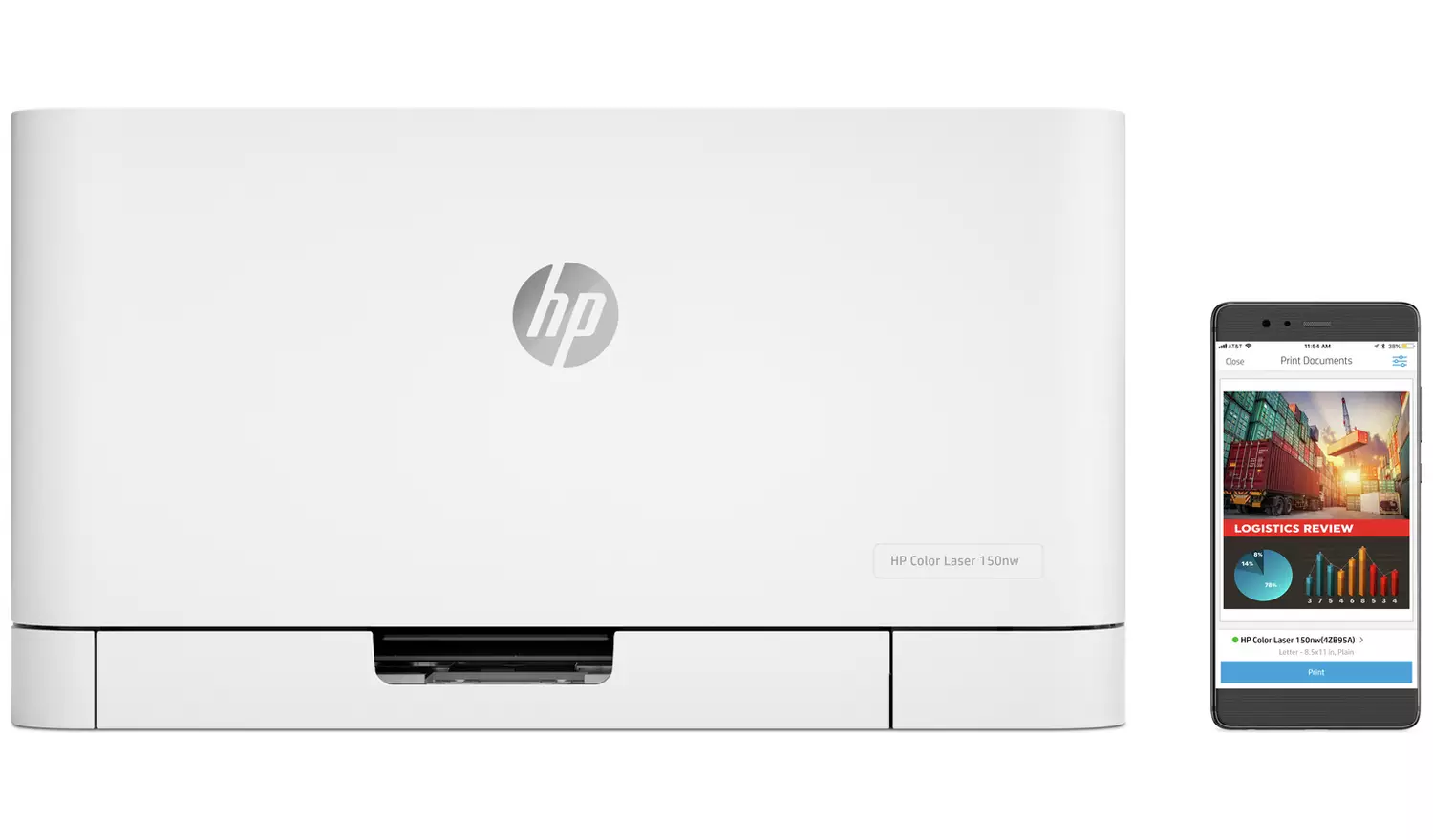 HP LaserJet 150nw Wireless Colour Laser Printer