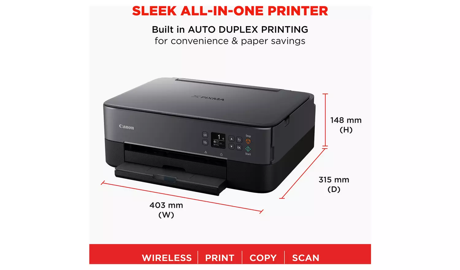 Canon PIXMA TS5350i 3-in-1 Wireless Inkjet Printer