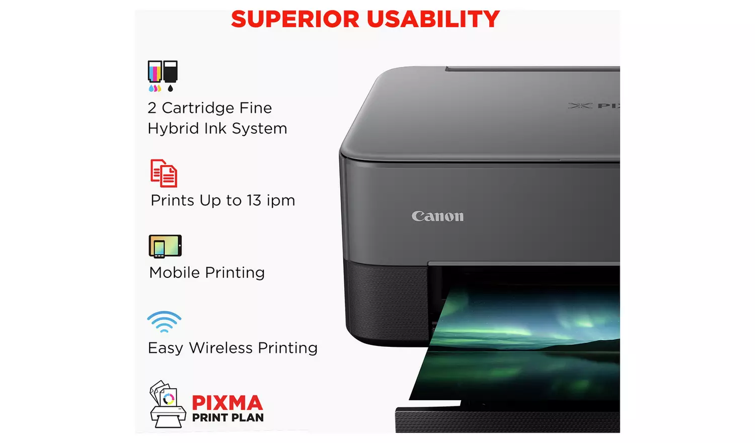 Canon PIXMA TS5350i 3-in-1 Wireless Inkjet Printer