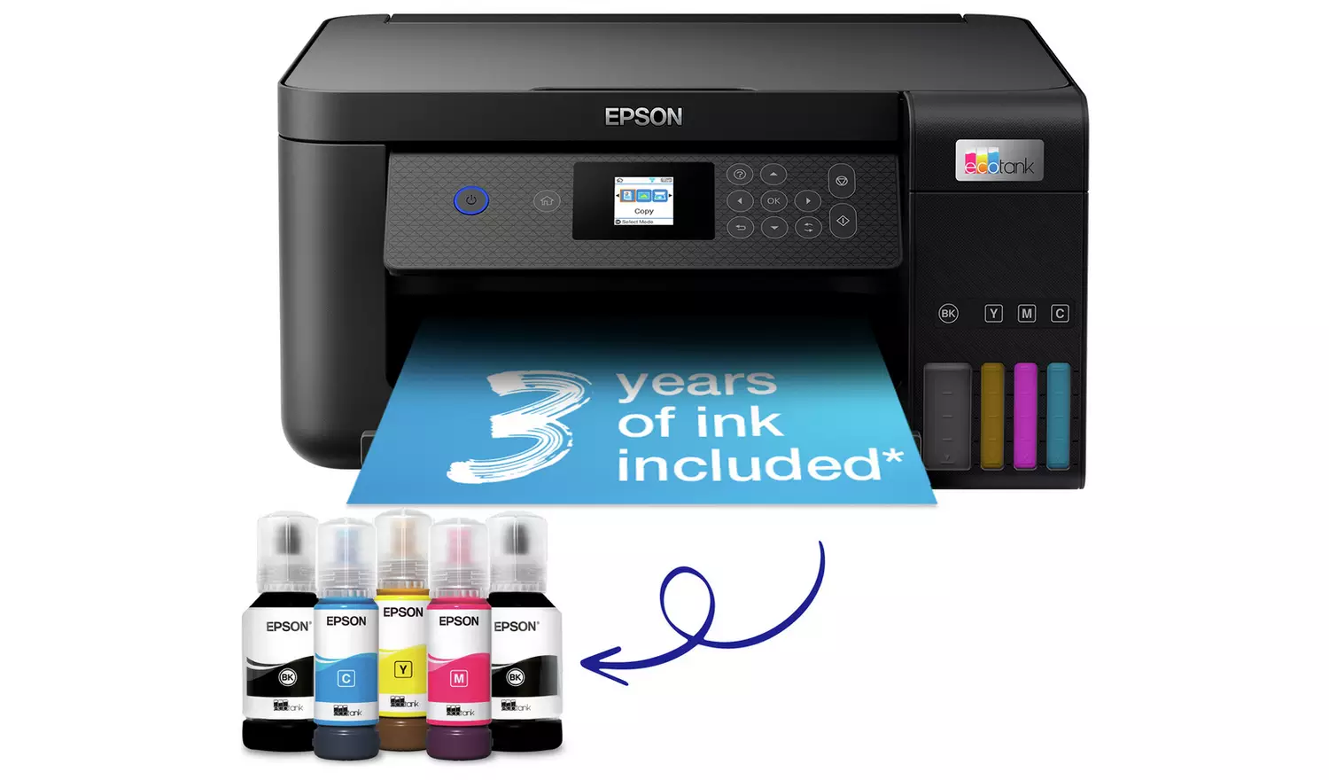 Epson EcoTank ET-2850 Wireless Inkjet Printer