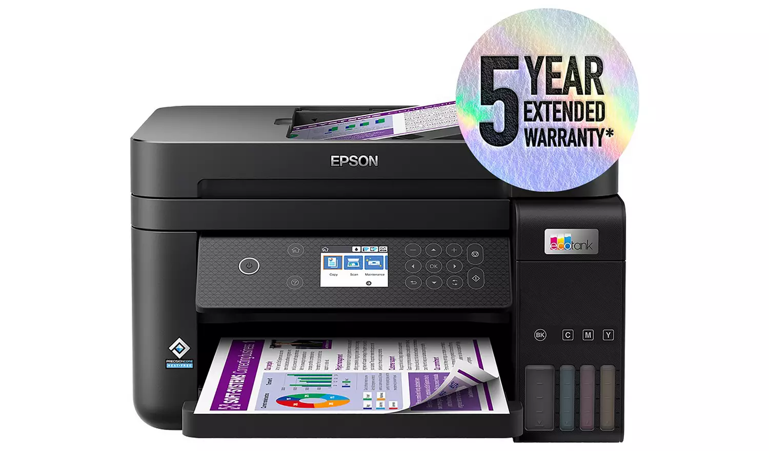 Epson EcoTank ET-3850 Wireless Inkjet Printer