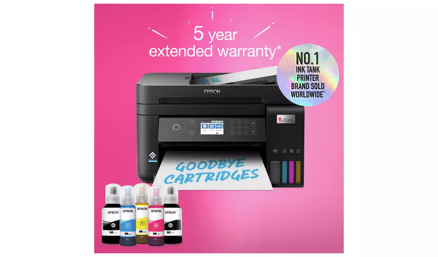 Epson EcoTank ET-3850 Wireless Inkjet Printer