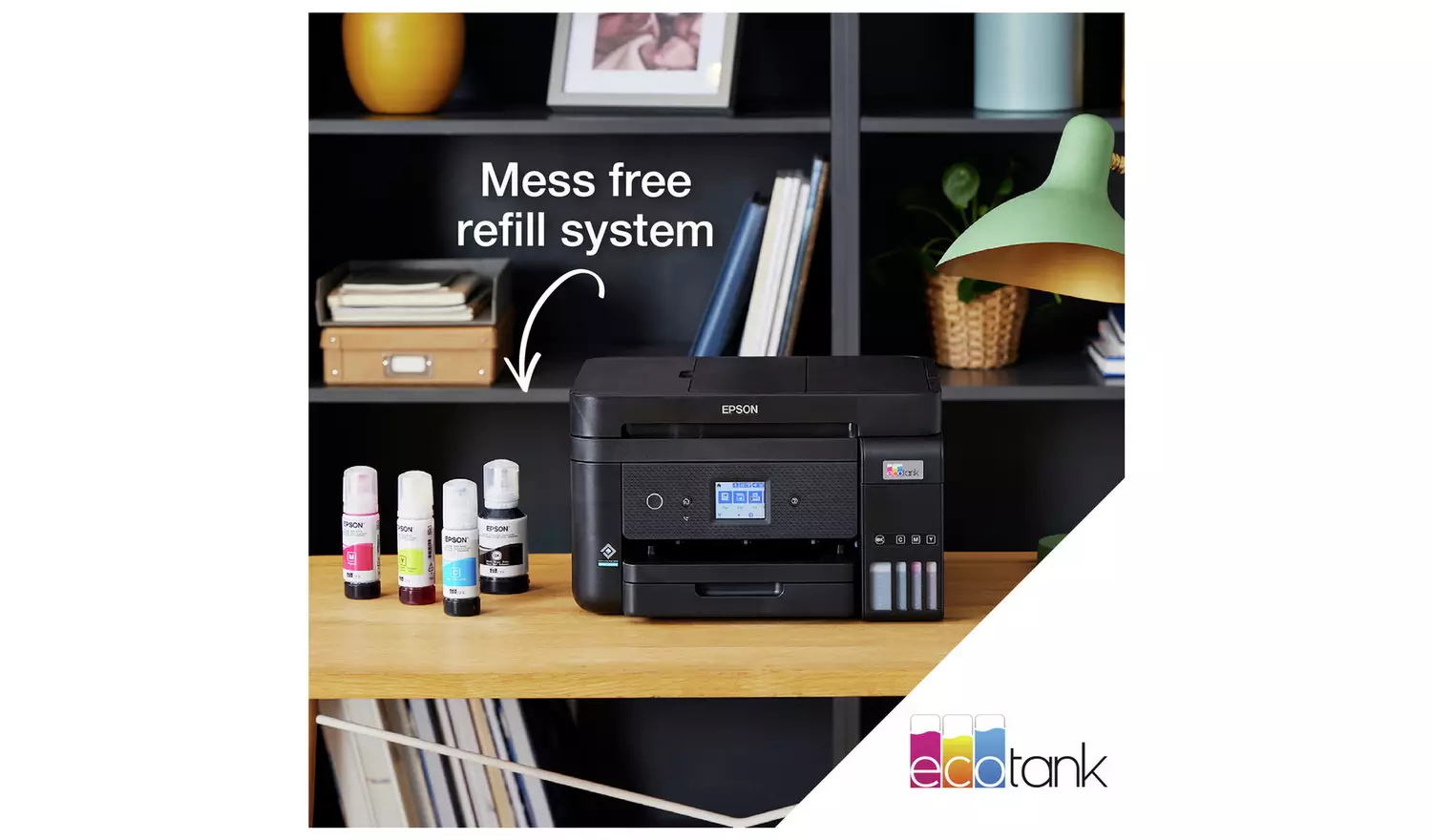 Epson EcoTank ET-3850 Wireless Inkjet Printer