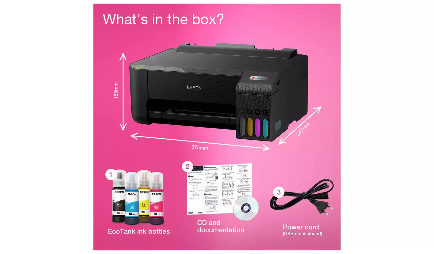 Epson EcoTank ET-1810 Wireless Inkjet Printer