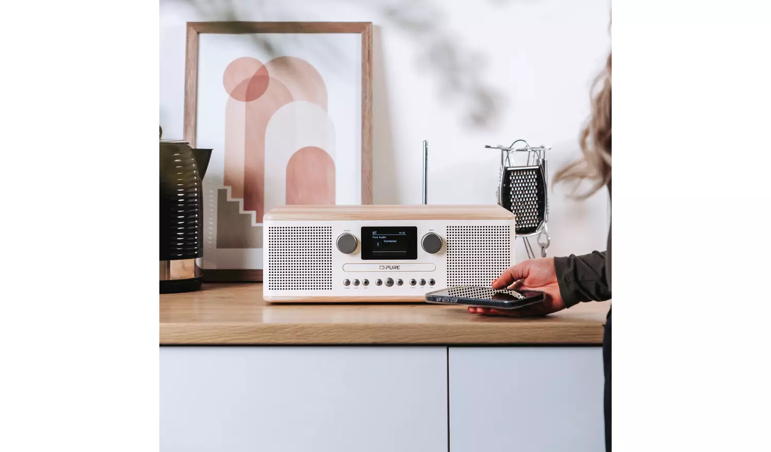 Pure Classic C-D6 DAB+/FM Radio/Bluetooth - Oakwood