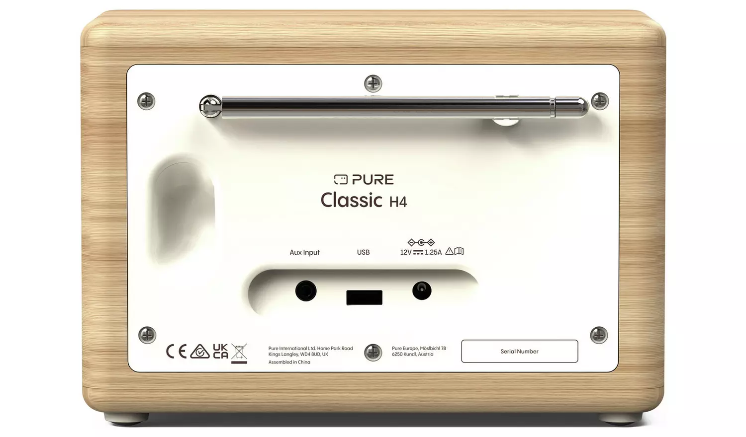 Pure Classic H4 DAB Home Radio - Oak