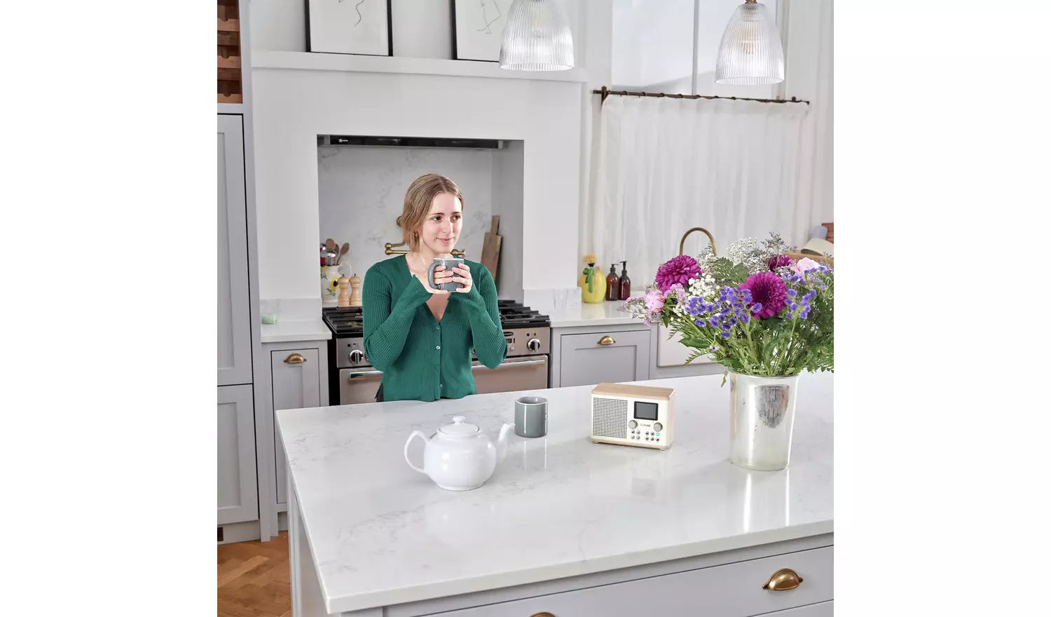 Pure Classic H4 DAB Home Radio - Oak