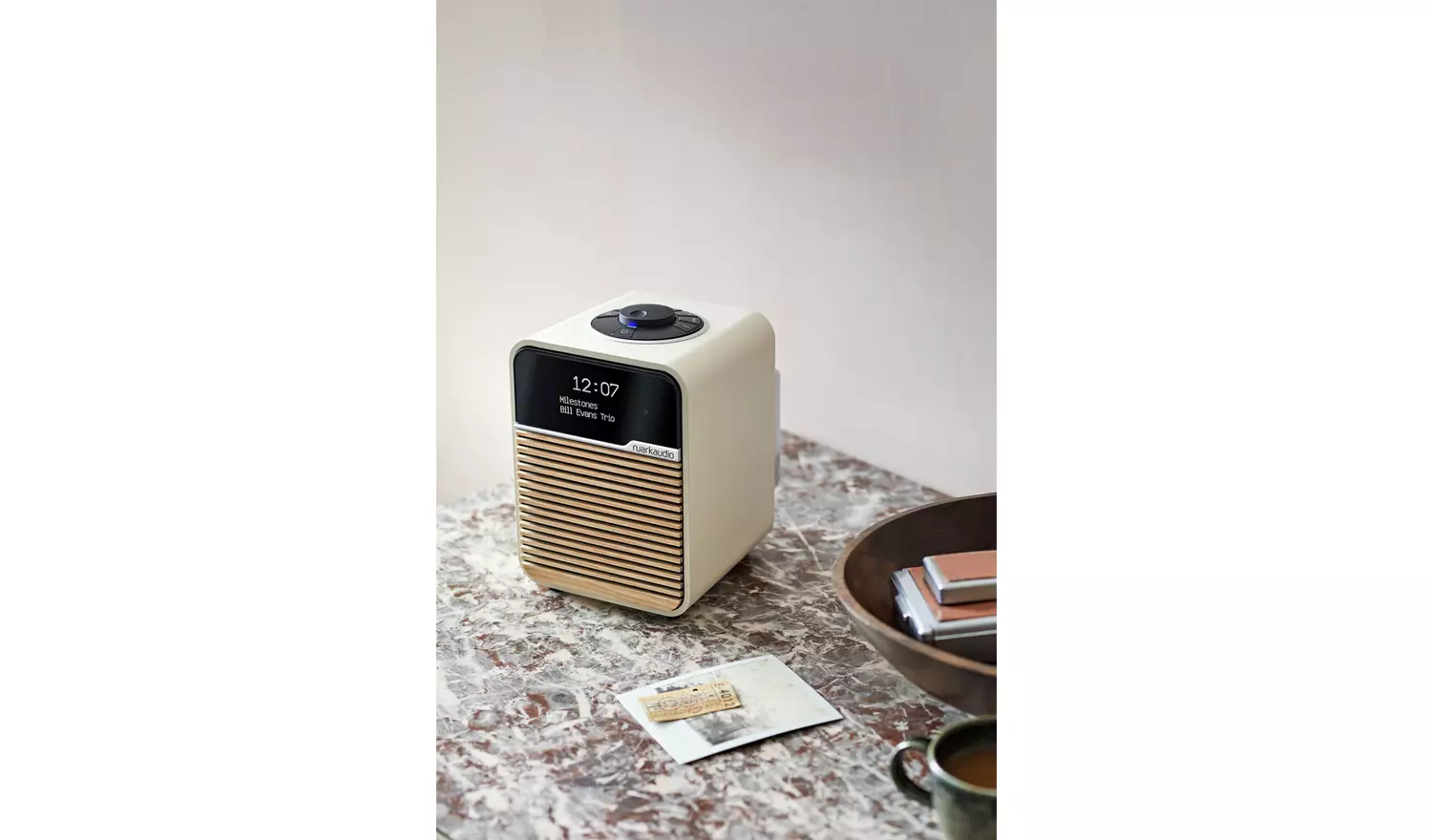 Ruark Bluetooth/DAB/FM Radio Clock Radio - Cream