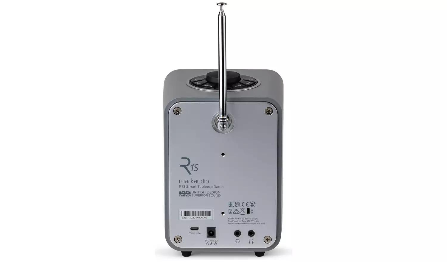 Ruark R1S DAB/DAB+/FM and Internet Radio - Grey