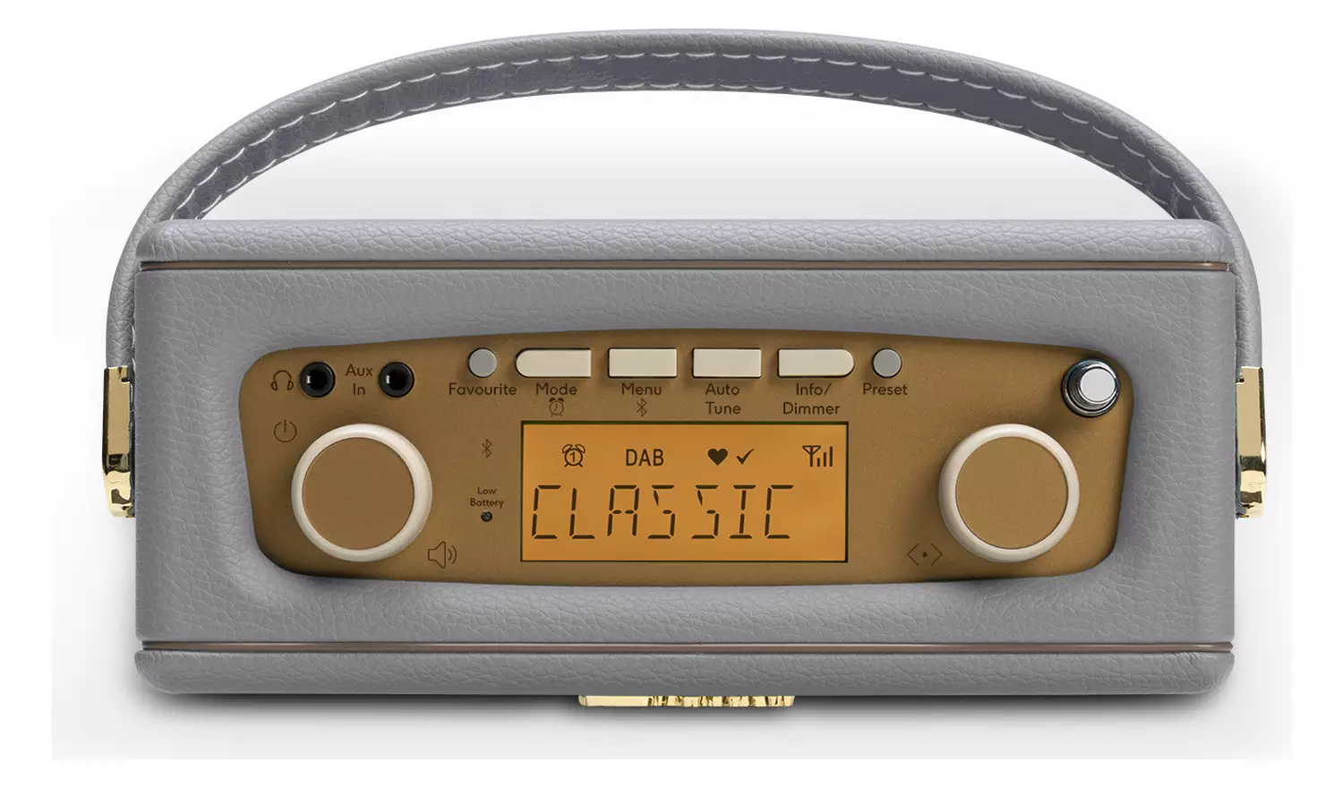 Roberts Revival Uno DAB/DAB+/FM Home Radio - Dove Grey