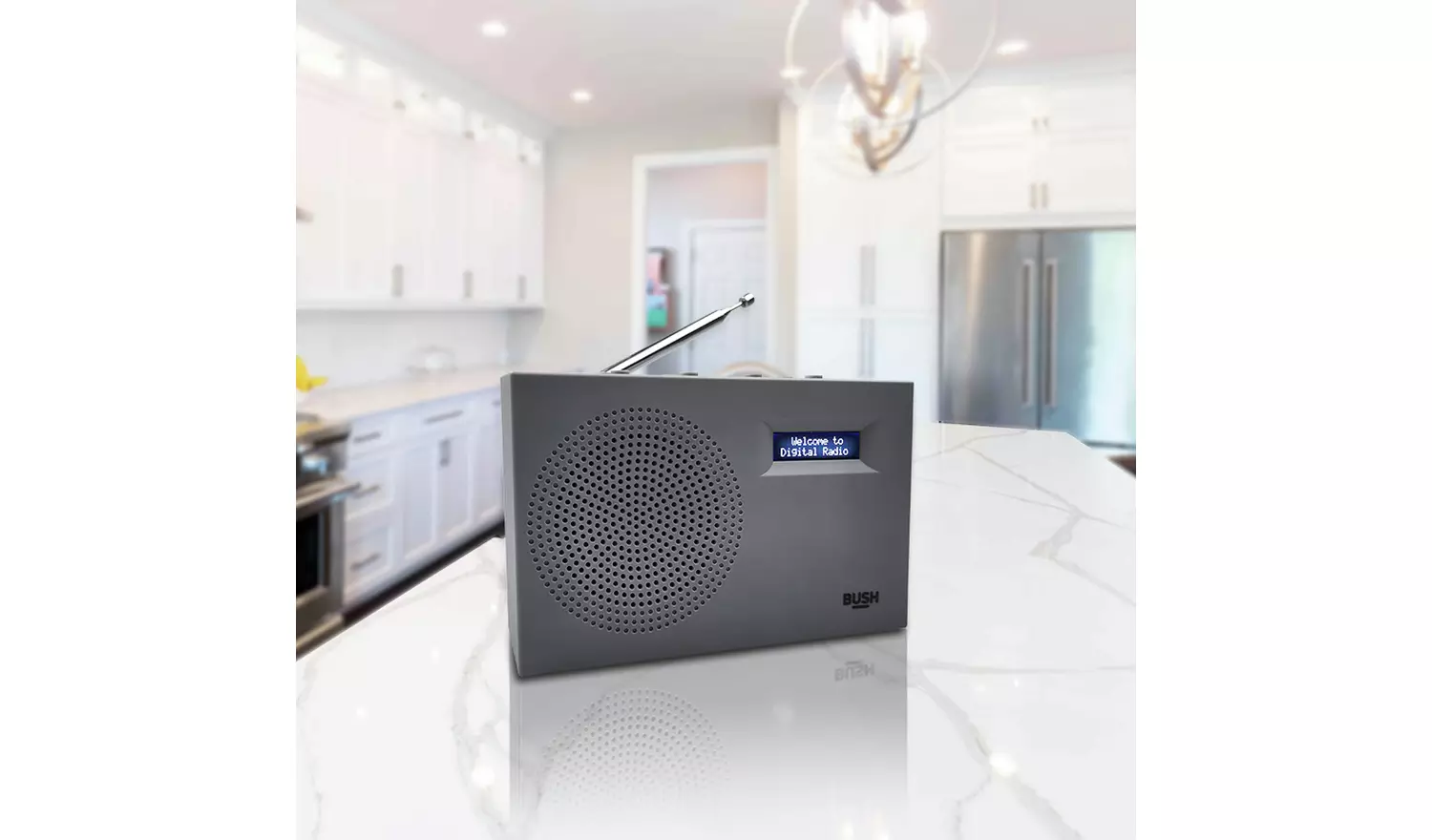 Bush Dab/FMPortable Radio - Sandy Grey