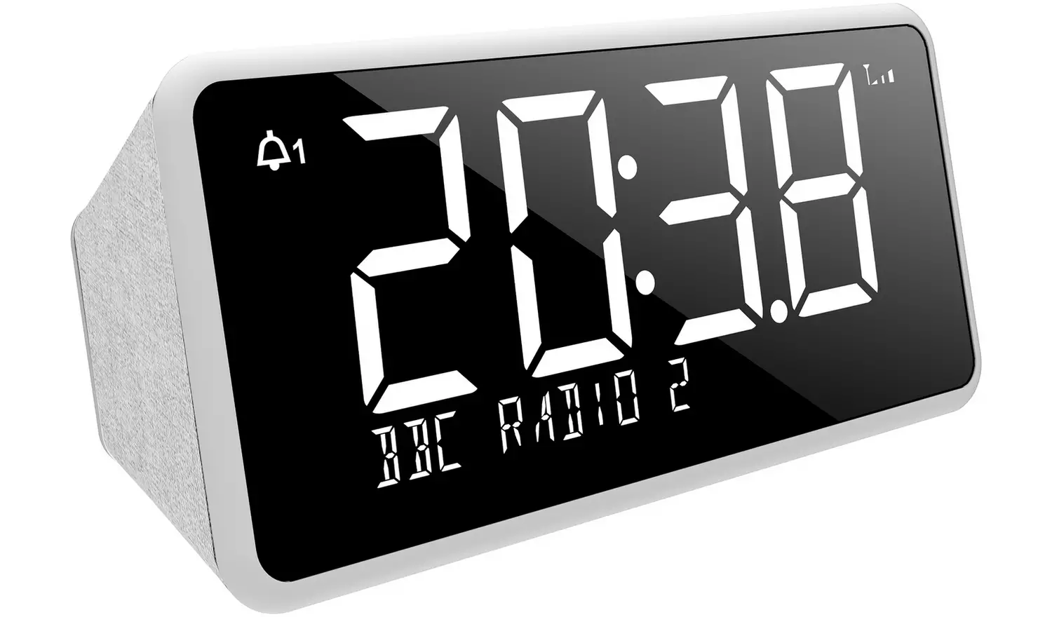 Bush Oxford DAB+/FM Clock Radio - White