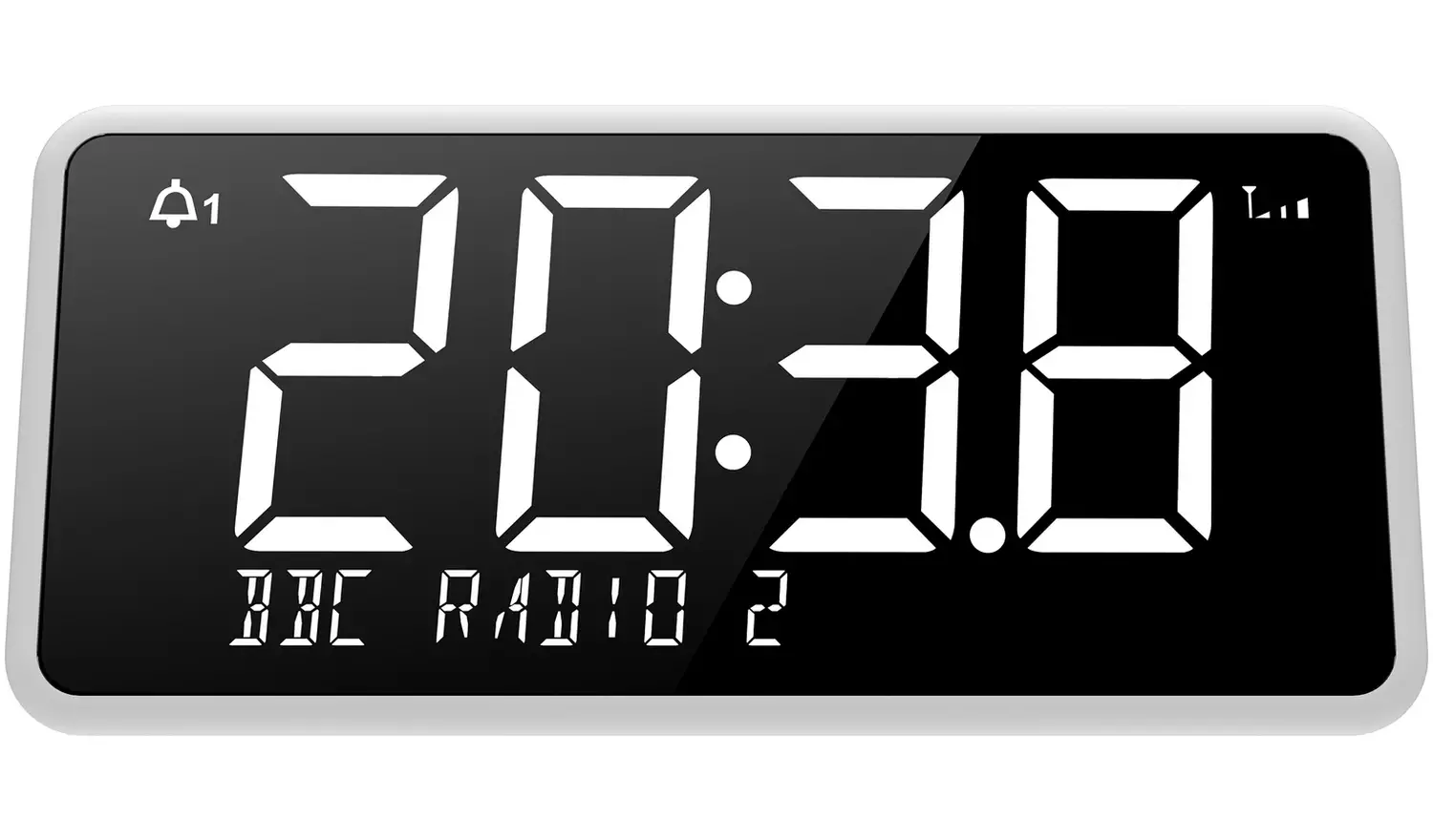 Bush Oxford DAB+/FM Clock Radio - White