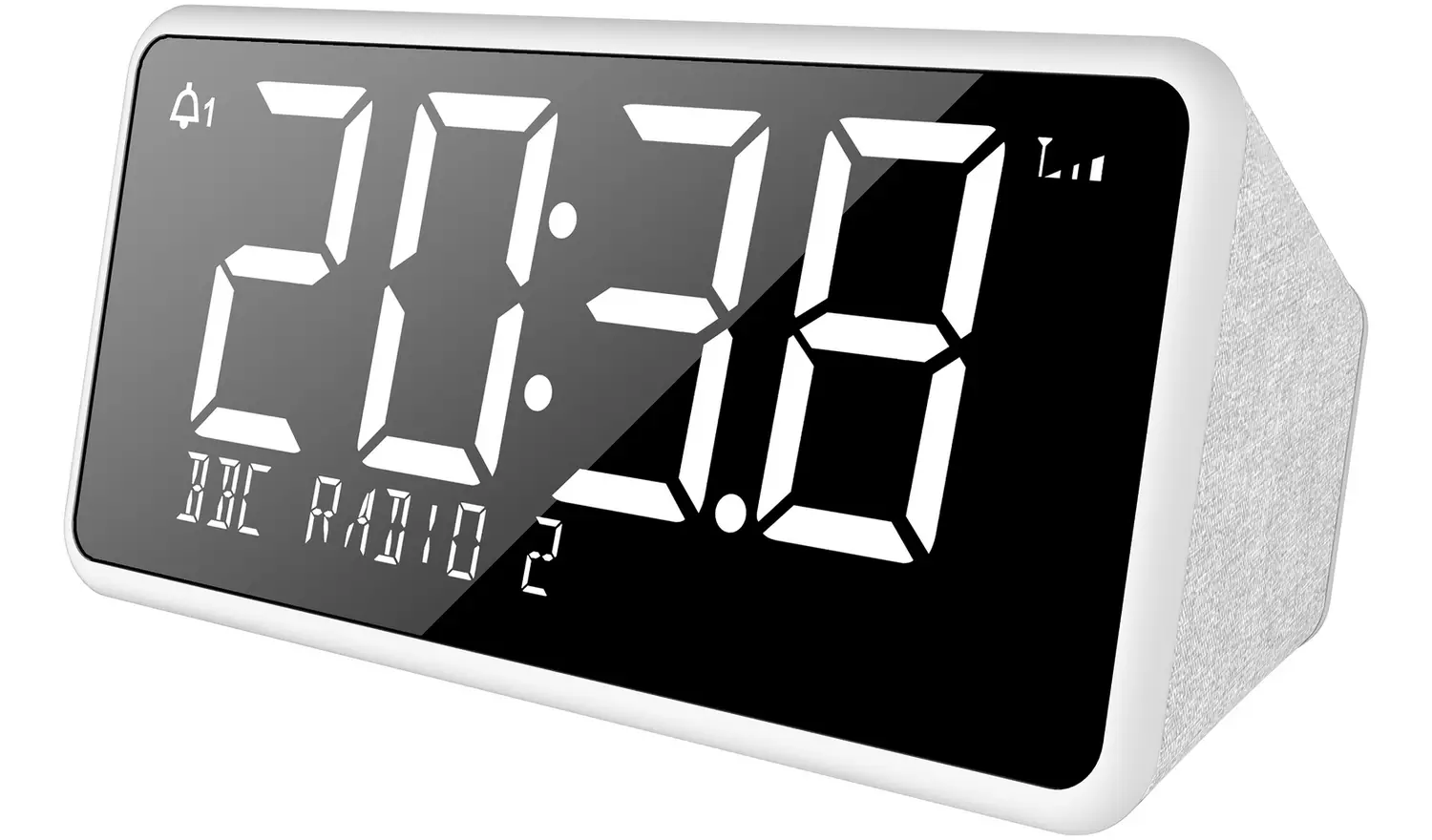 Bush Oxford DAB+/FM Clock Radio - White