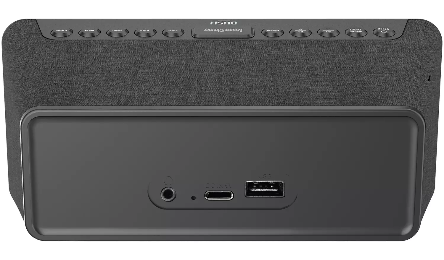 Bush Oxford DAB+/FM Clock Radio - Black