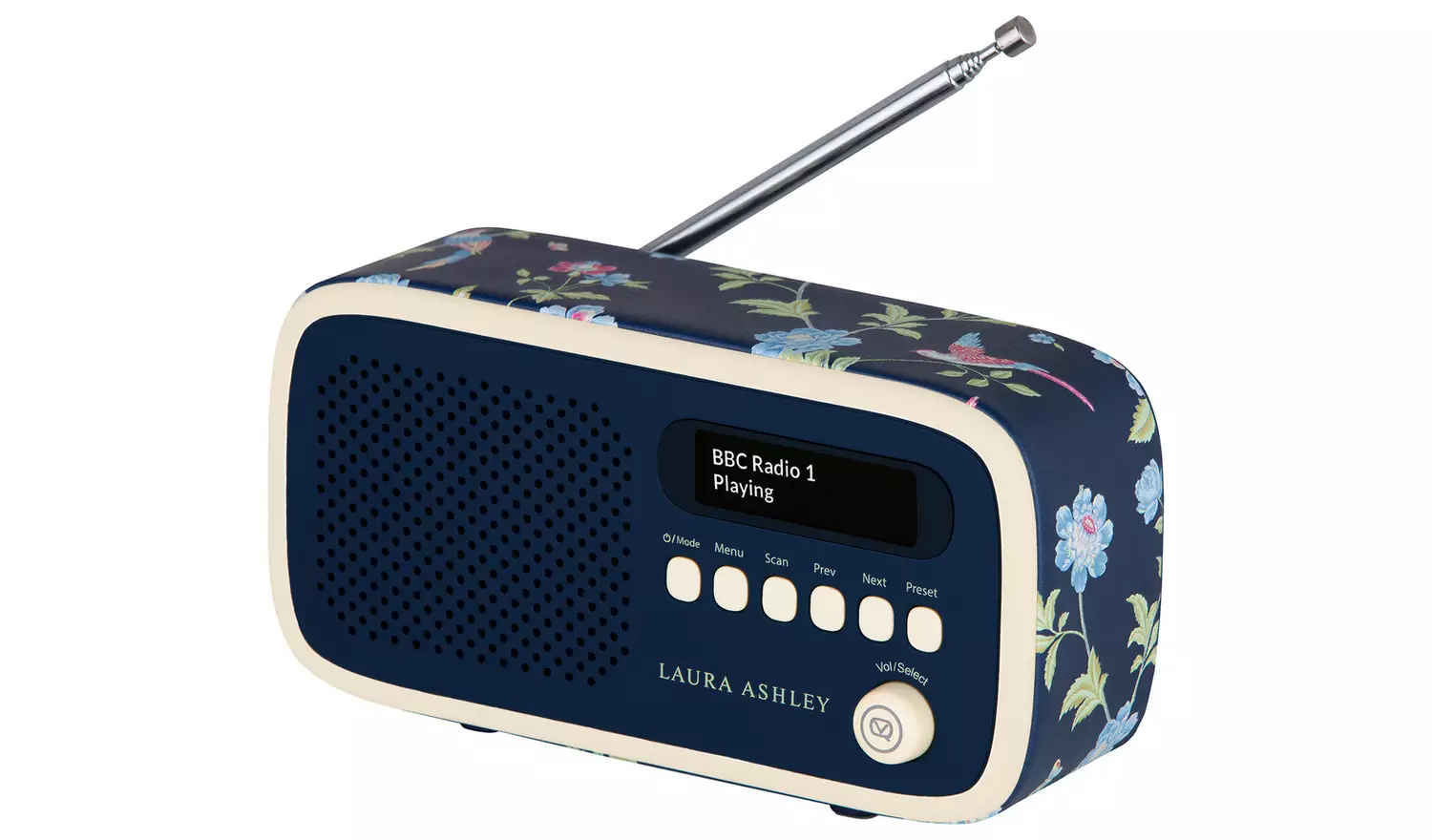 VQ Dexter DAB/ DAB+ Digital FM Radio - Navy Blue