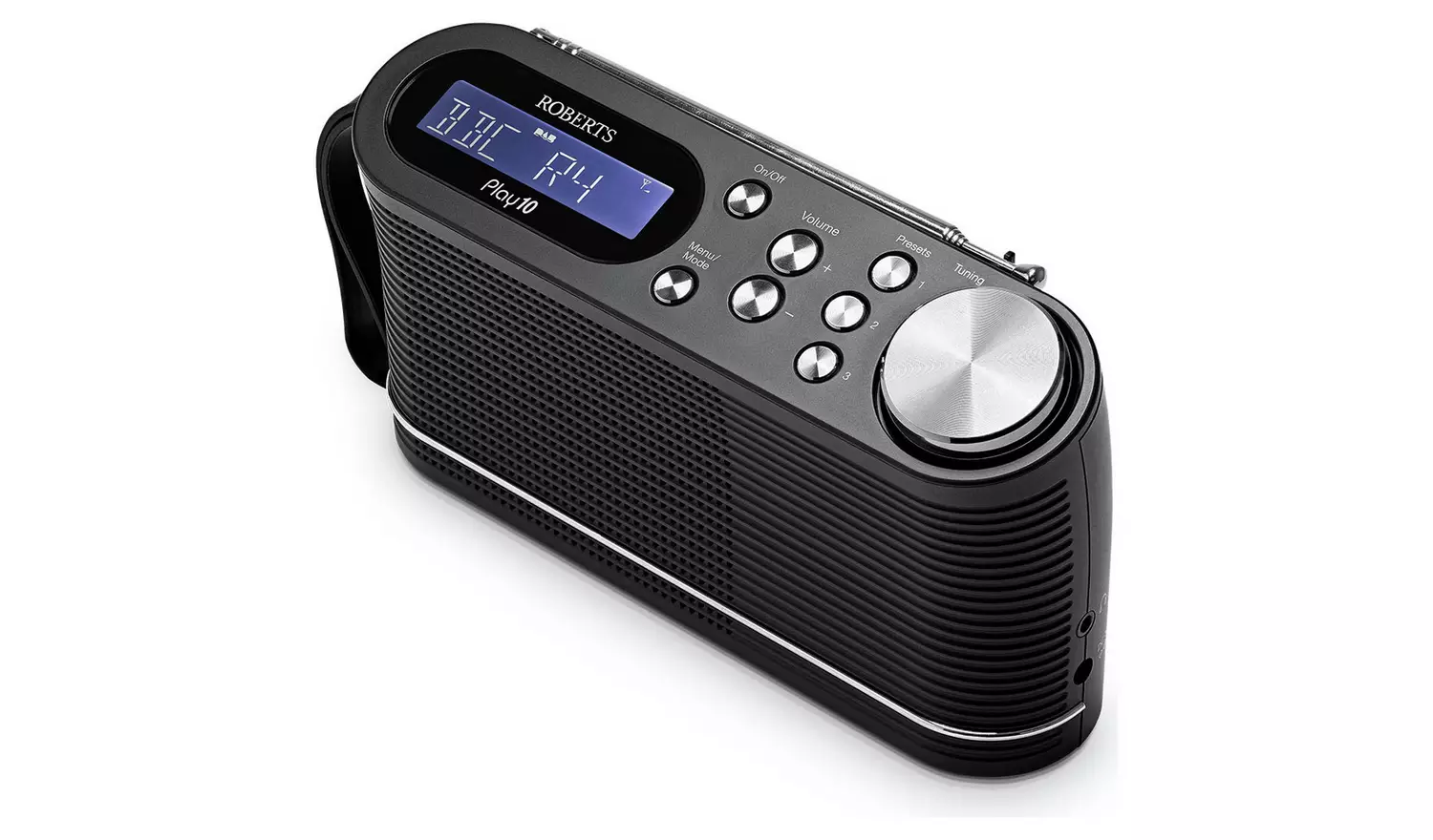 Roberts Play 10 Portable DAB Radio - Black