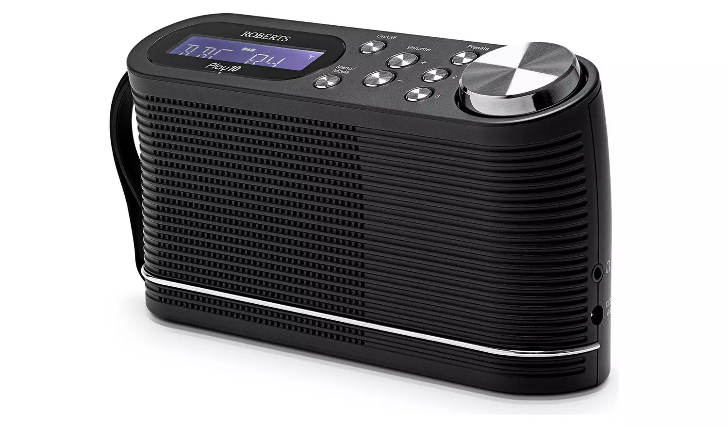 Roberts Play 10 Portable DAB Radio - Black