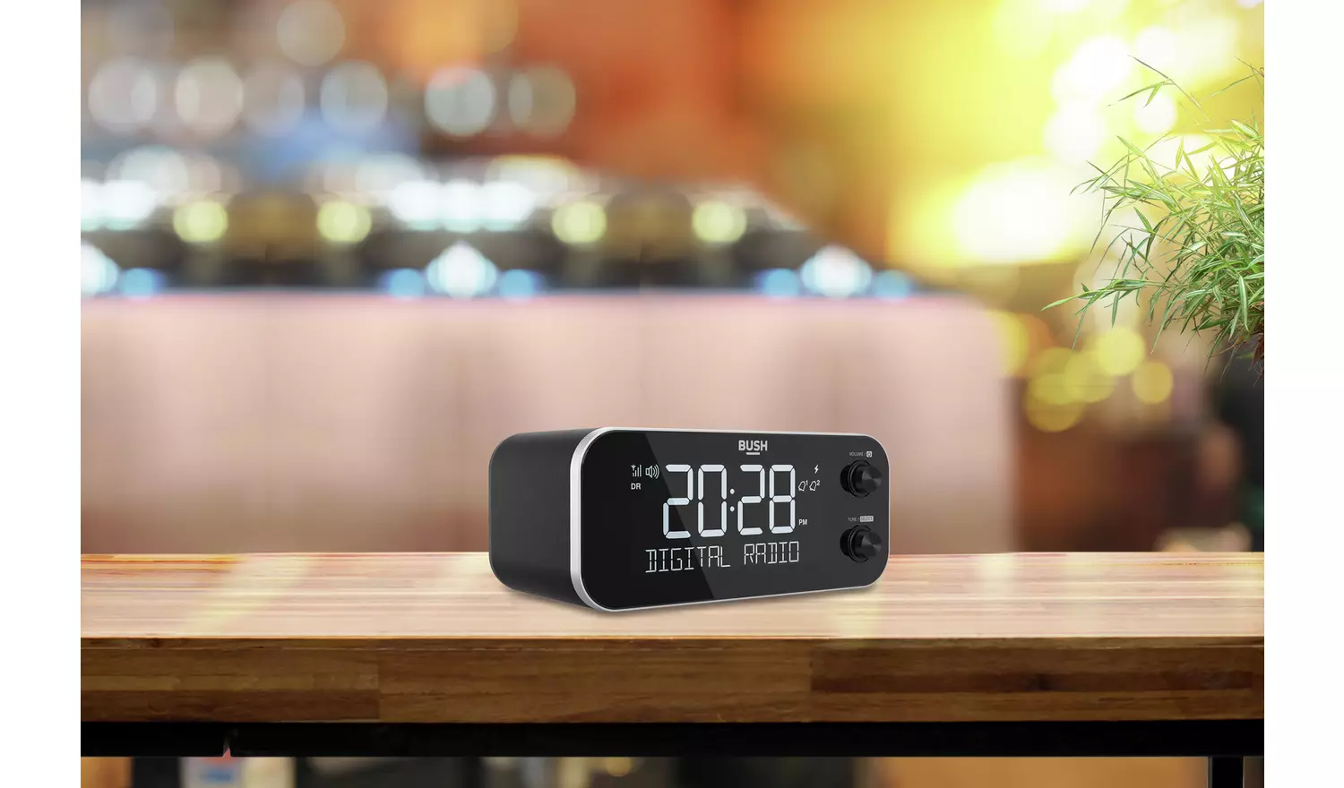 Bush DAB+ Clock Radio with Wireless Charging Dock