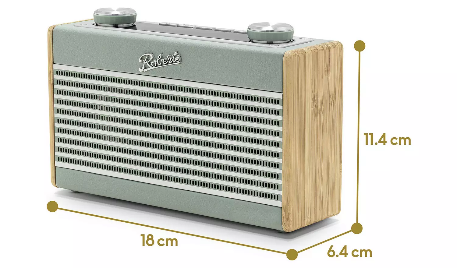 Roberts Rambler Uno Bluetooth/DAB+/FM Radio - Duck Egg