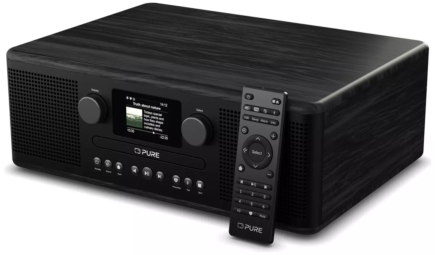 Pure Classic C-D6i DAB+/FM/Bluetooth Internet Radio - Black