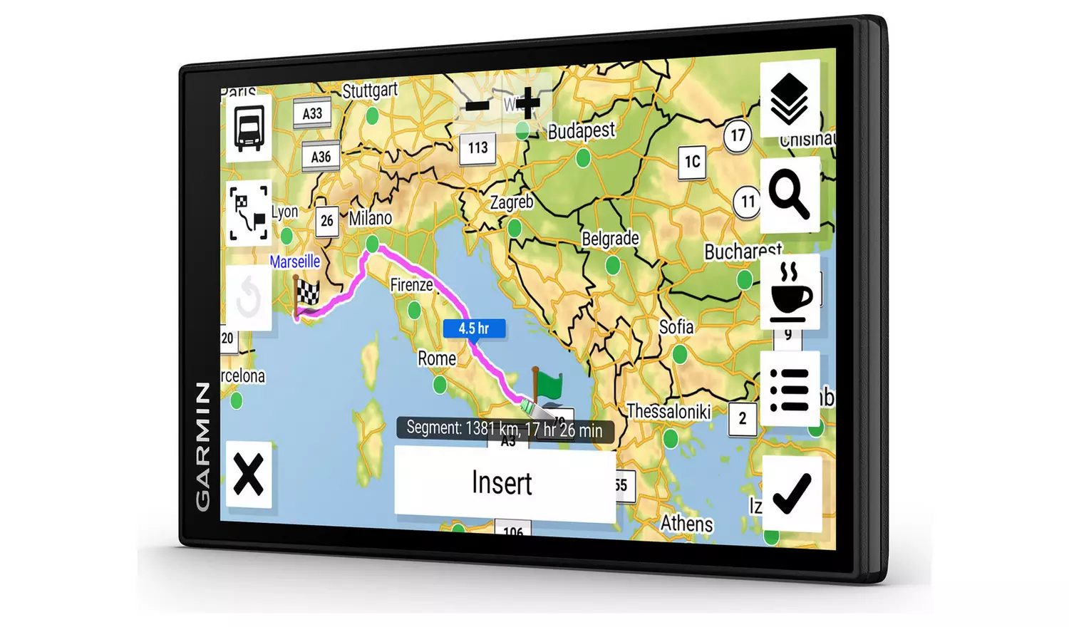 Garmin dezl 610 EU MT-S GPS Truck Sat Nav