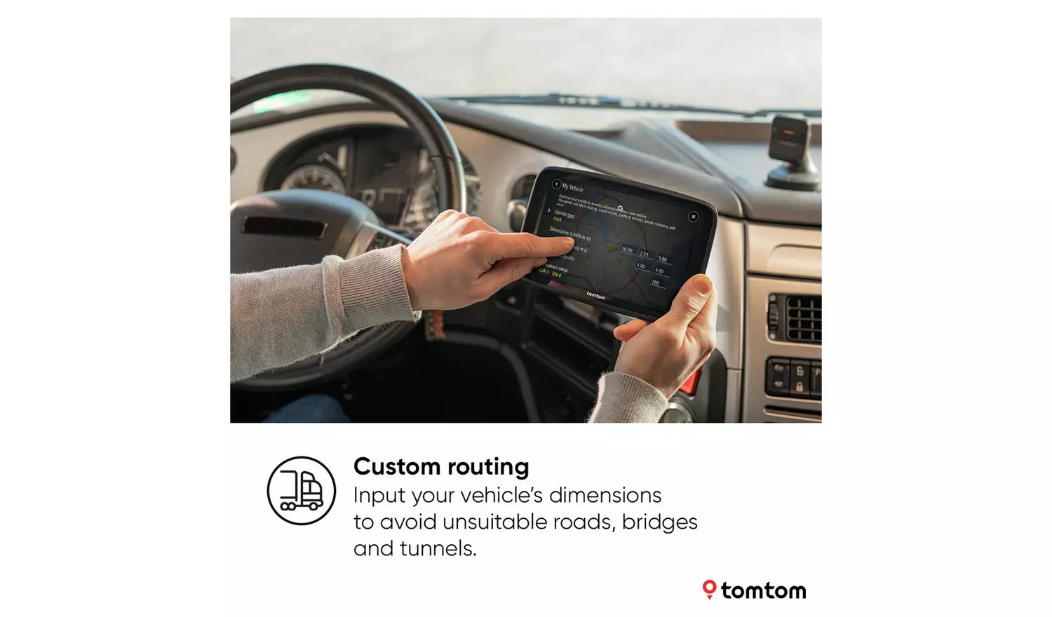 TomTom GO Expert Plus 7 Inch Truck HGV Sat Nav