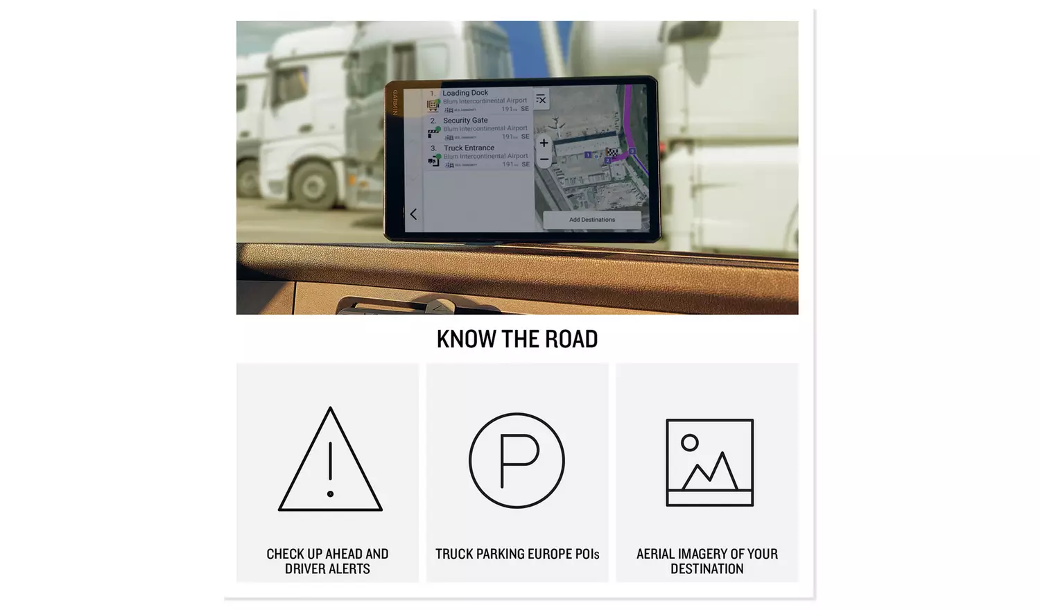 Garmin dezl LGV720 GPS Truck Sat Nav