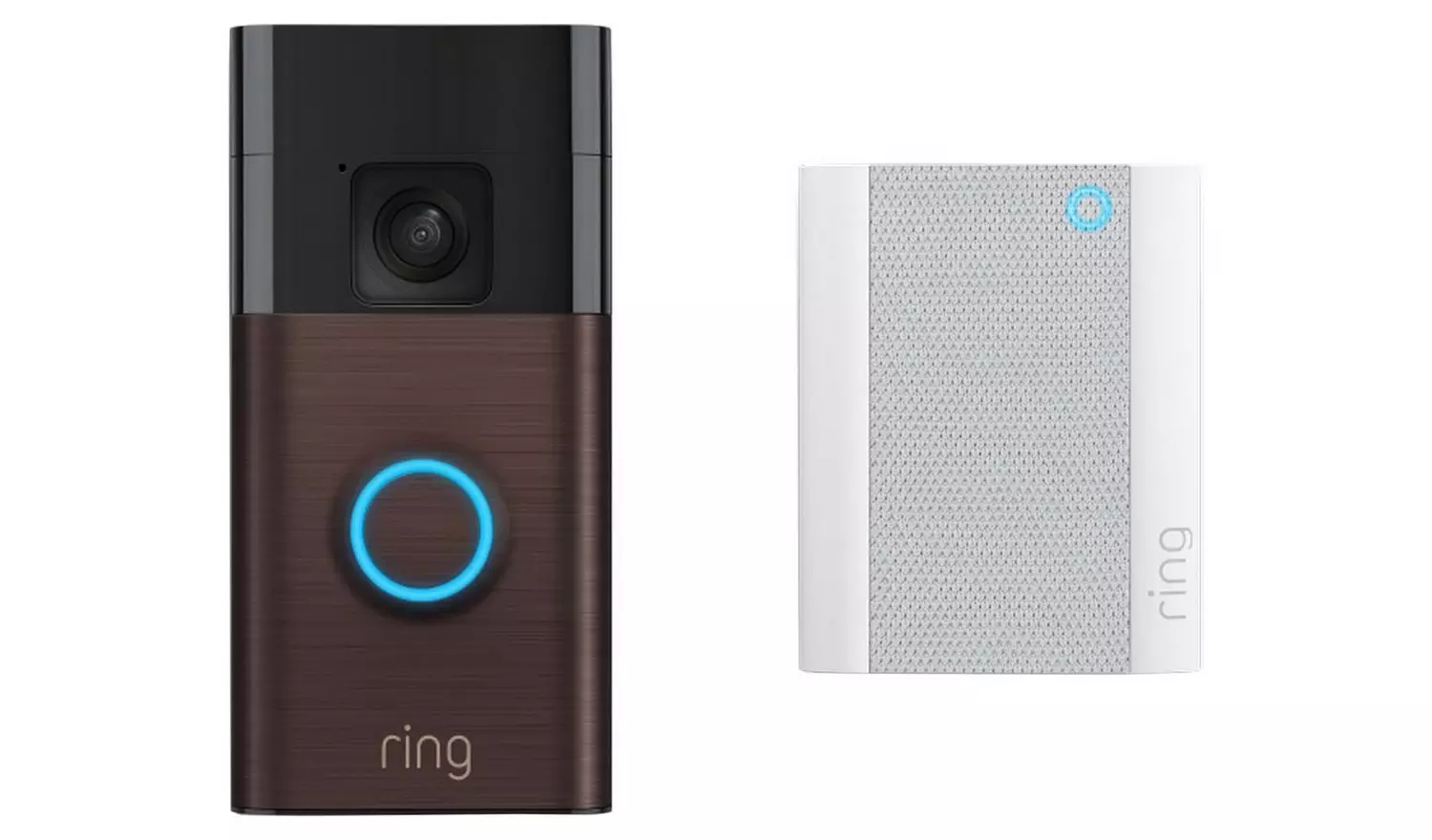 Ring Battery Video Doorbell with Chime - Venetian Bronze