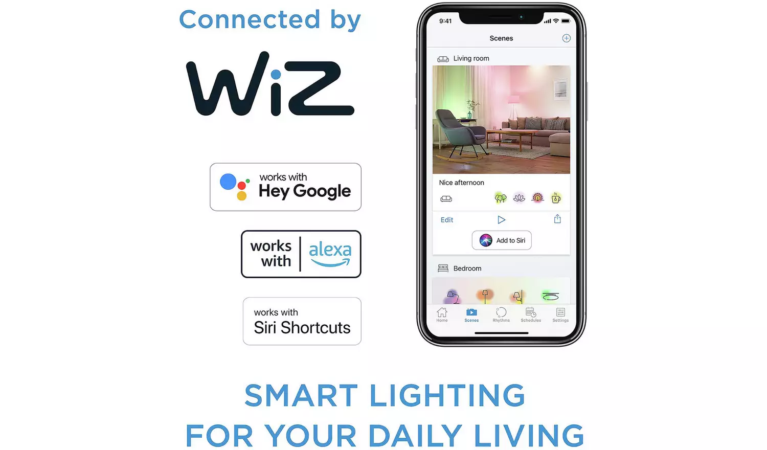 Philips WiZ E27 White Smart LED Wi-Fi Bulb