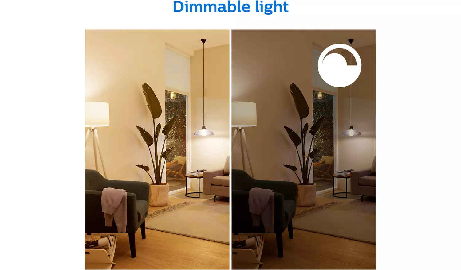 Philips WiZ E27 Colour Smart LED Wi-Fi Bulb - 2 Pack