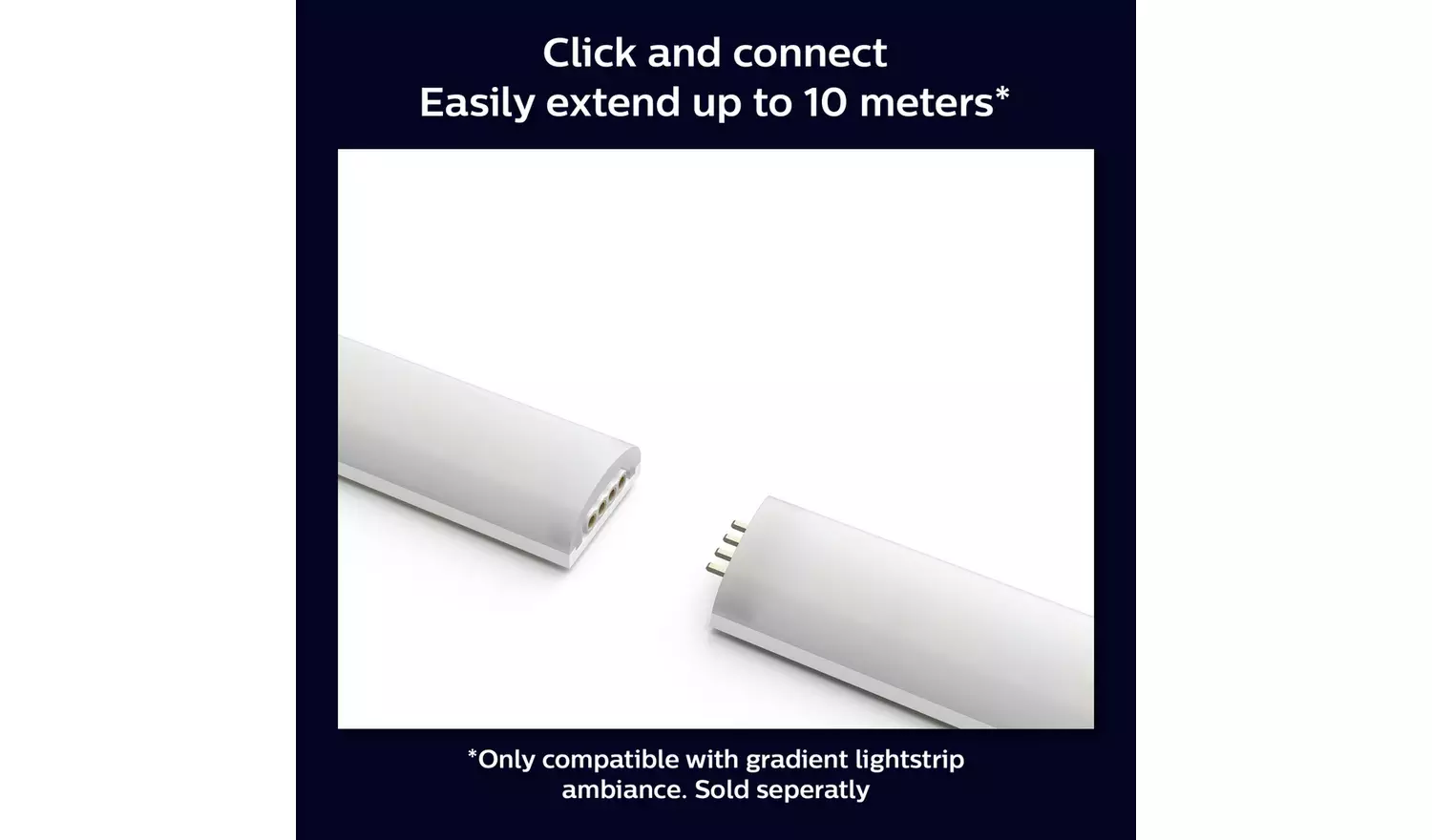 Philips Hue Smart 2M Lightstrip 1M Extension