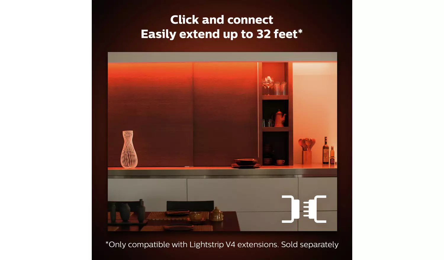 Philips Hue Smart LED Lightstrip Plus V4 2m with Bridge