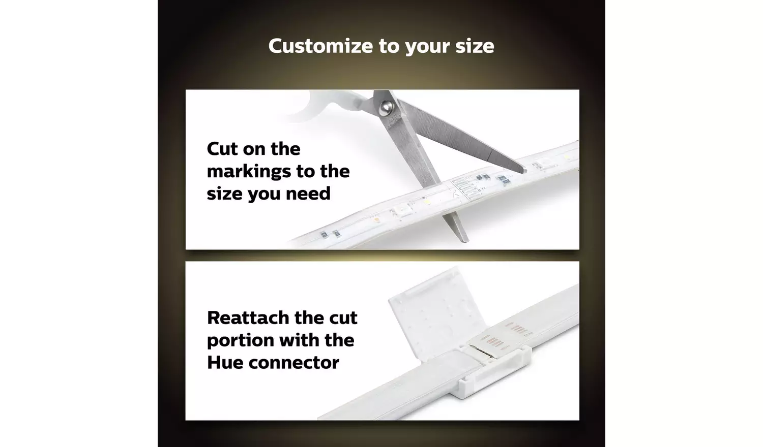 Philips Hue Smart LED Lightstrip Plus V4 2m with Bridge