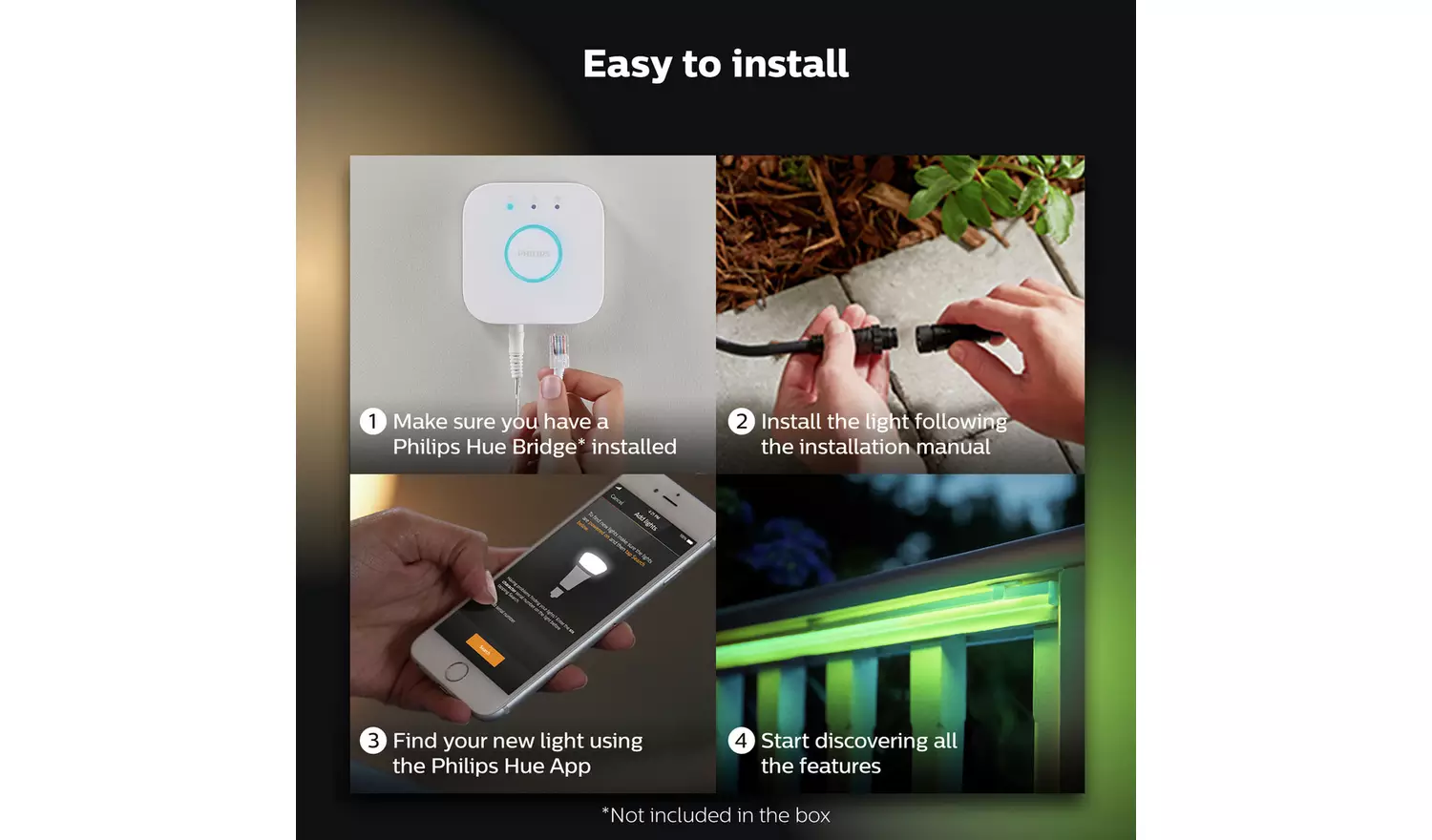 Philips Hue Outdoor 5m LED Lightstrip
