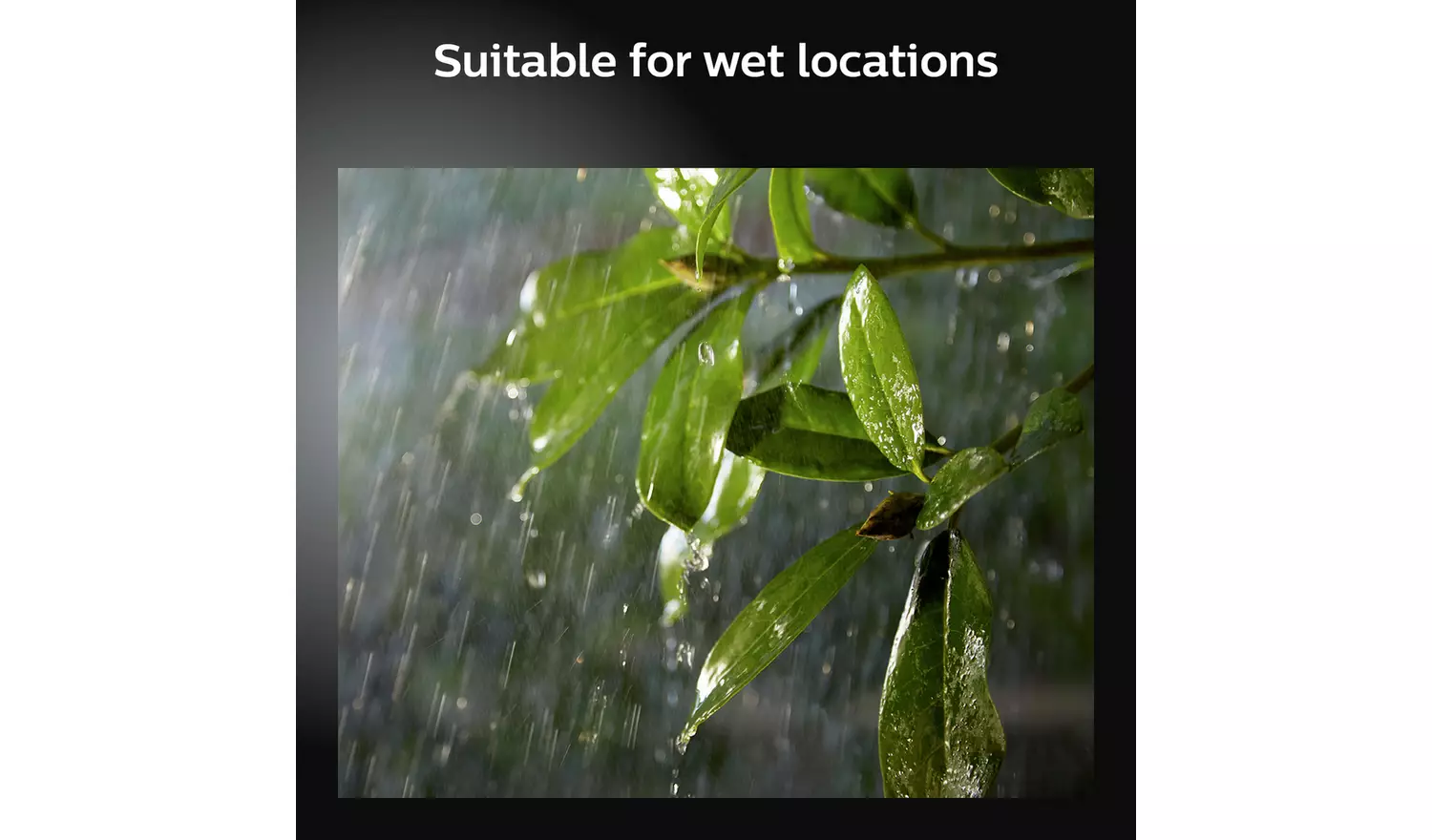 Philips Hue Impress Small Outdoor Wall Light - Black