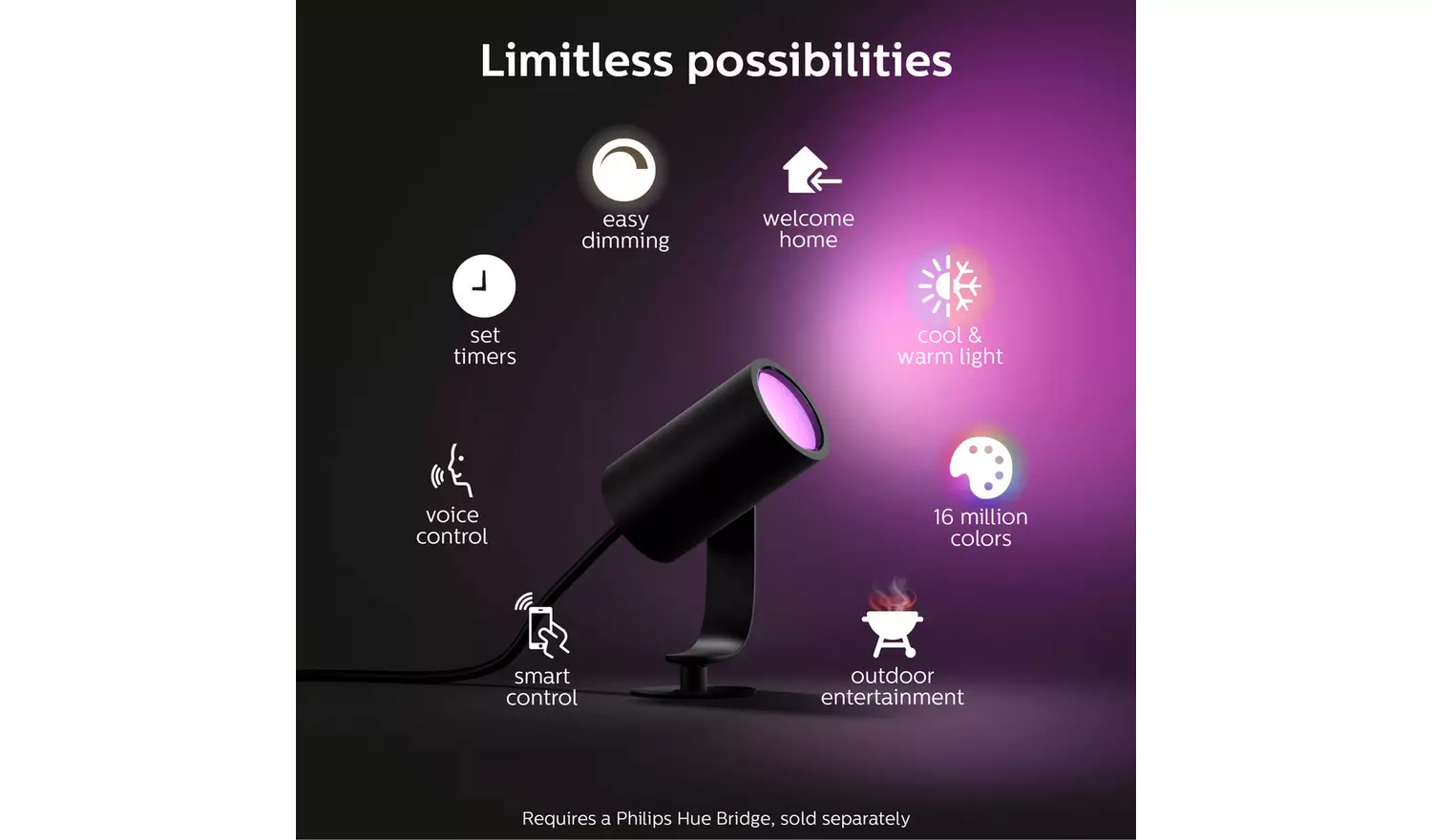 Philips Hue Lily Outdoor Spotlight Extension