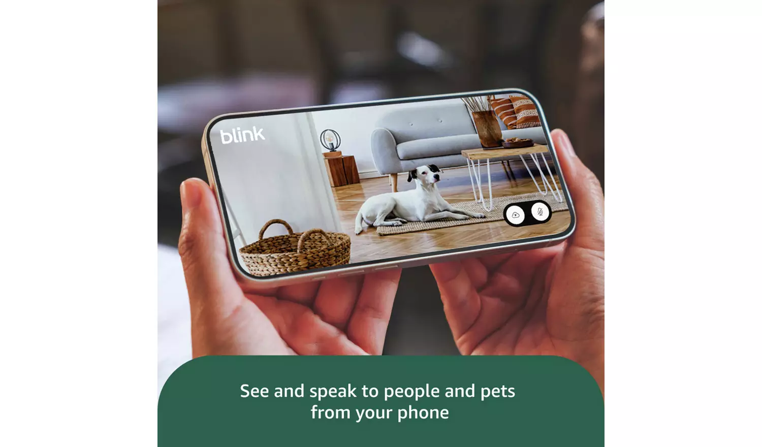 Blink Mini 2 Plug-In CCTV Smart Security Camera - White