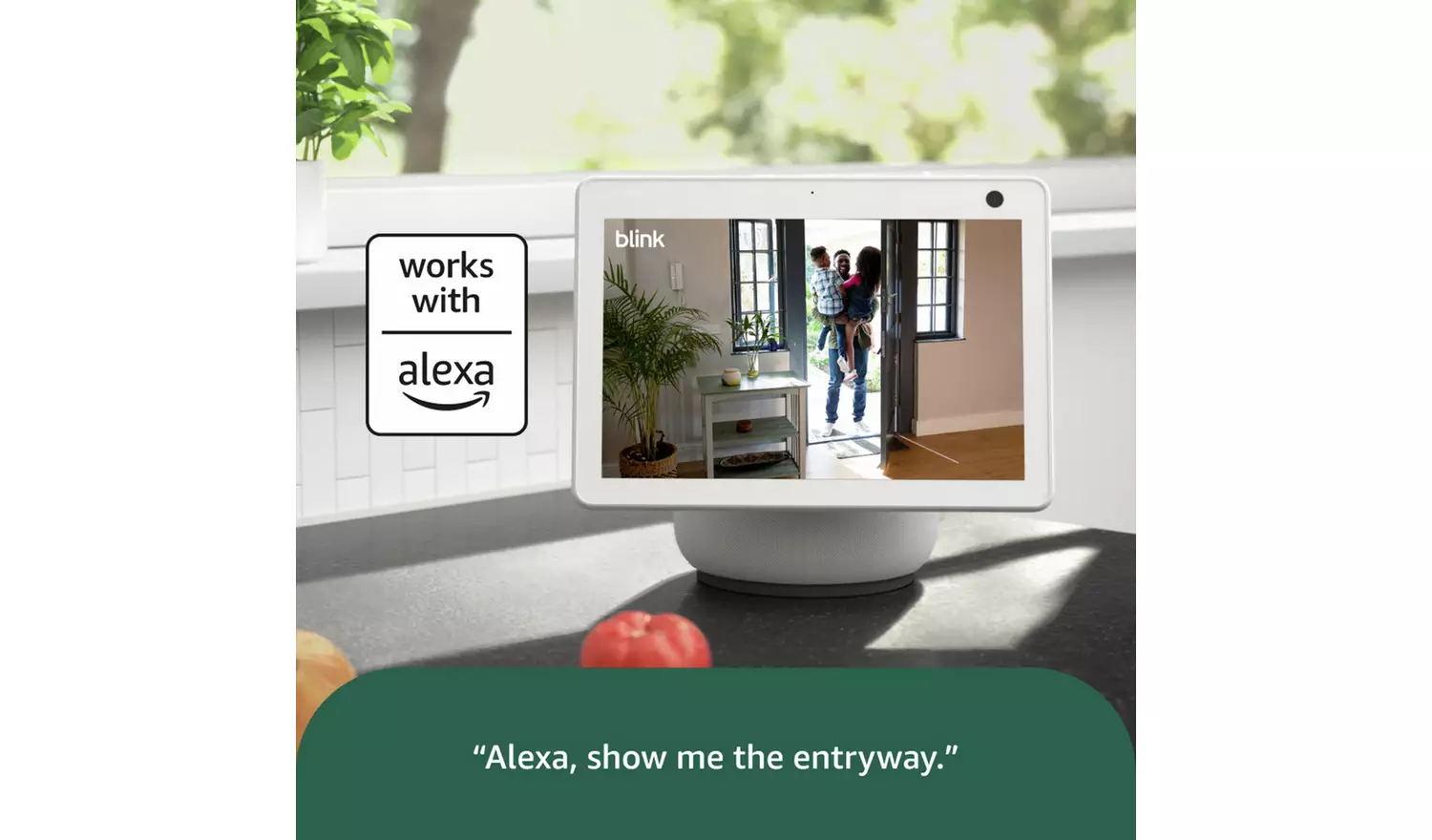 Blink Mini 2 Plug-In CCTV Smart Security Camera - White