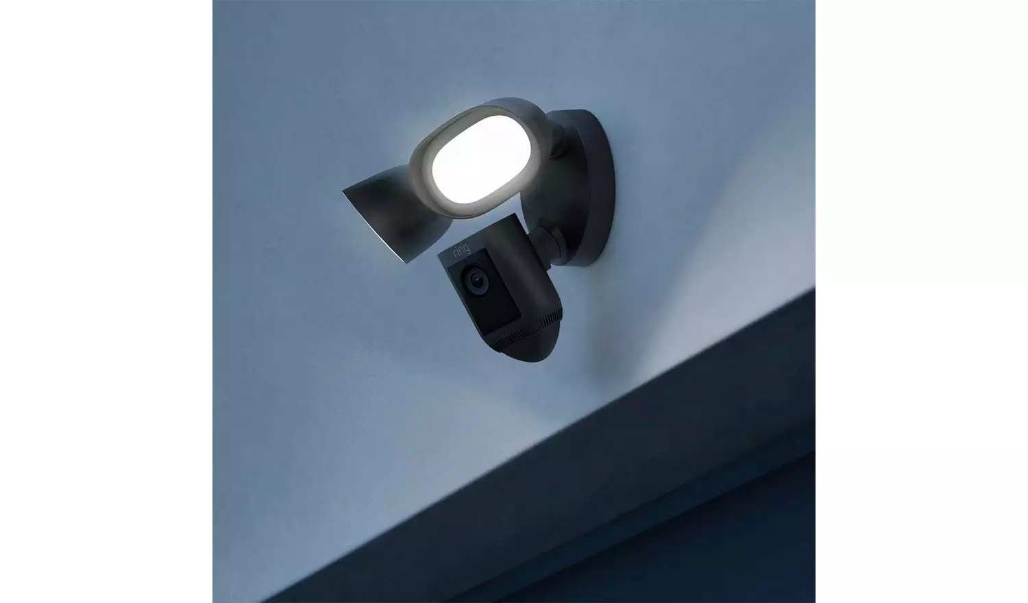 Ring Floodlight Wired Pro Cam Security Camera CCTV - Black