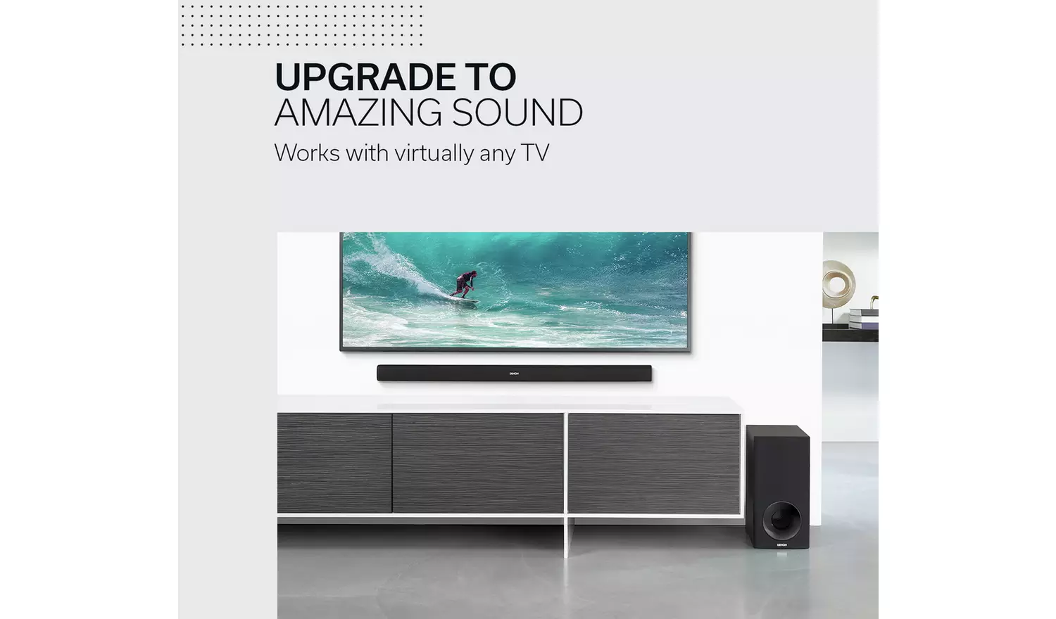 Denon DHT S316 3Ch Bluetooth Sound Bar With Wireless Sub