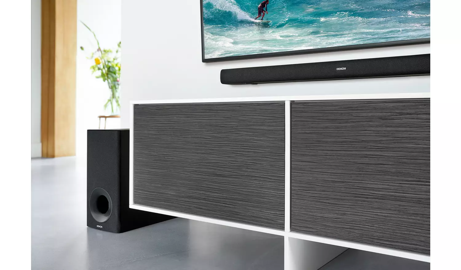 Denon DHT S316 3Ch Bluetooth Sound Bar With Wireless Sub