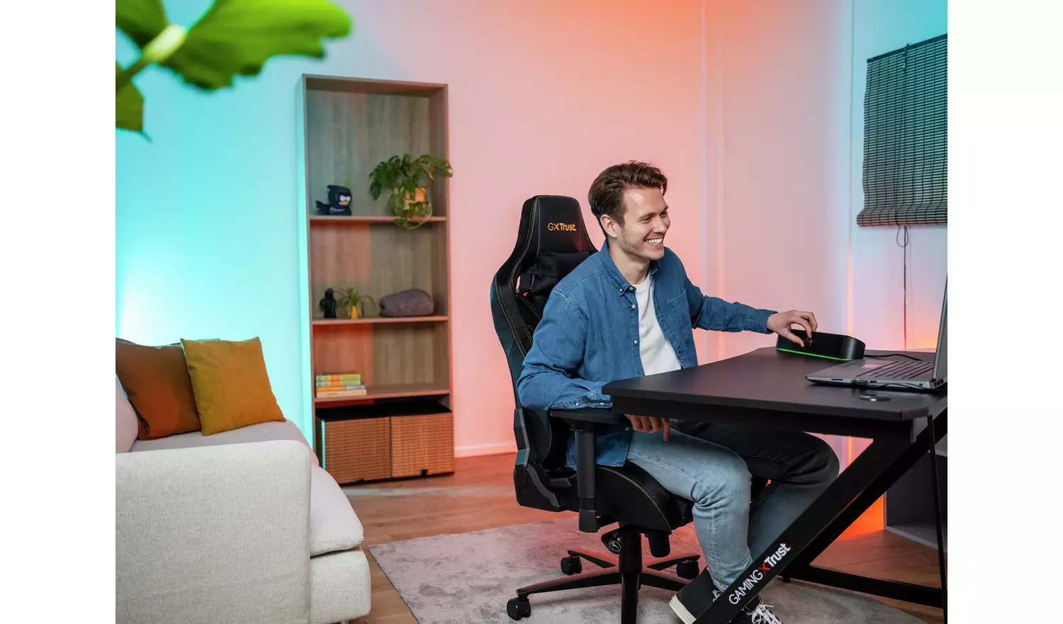 Trust GXT619 Thorne RGB LED Soundbar - Black