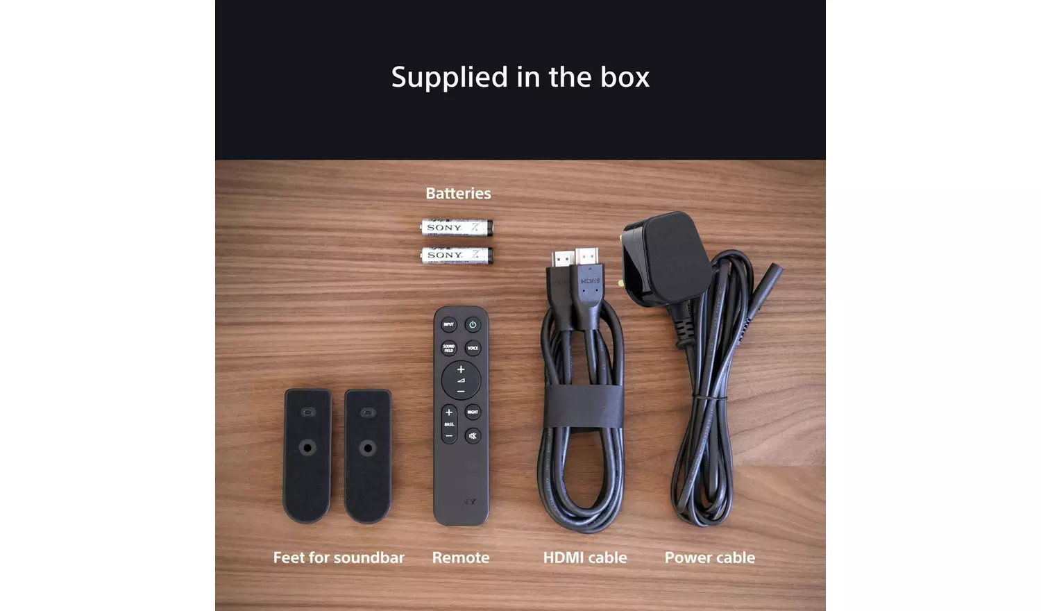 Sony HTS60.CEK 5.1Ch Soundbar with Rear Speakers & Sub