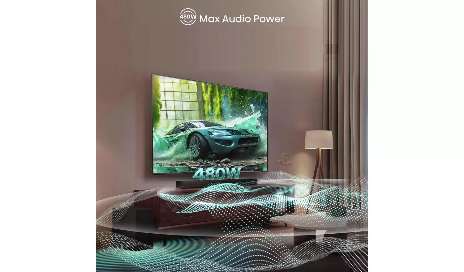 Hisense HS3100 480W 3.1Ch Soundbar with Wireless Sub