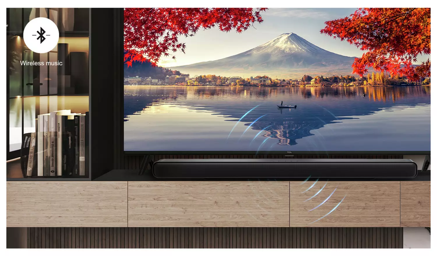 TCL S55HK 2.1Ch Bluetooth Soundbar with Wireless Sub