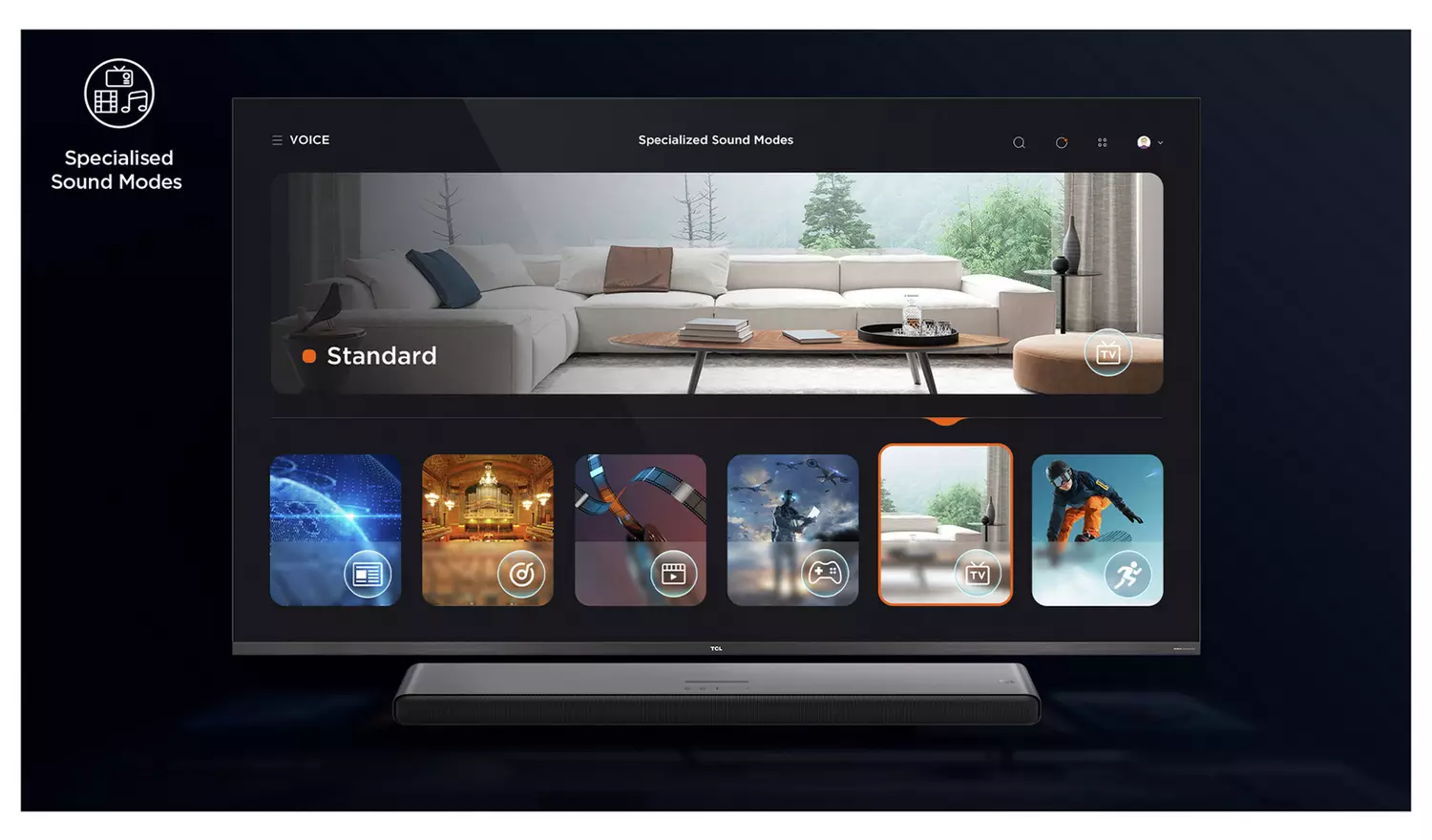 TCL S55HK 2.1Ch Bluetooth Soundbar with Wireless Sub