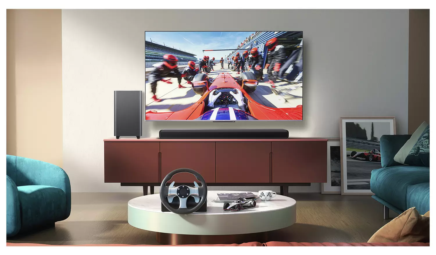 TCL S55HK 2.1Ch Bluetooth Soundbar with Wireless Sub