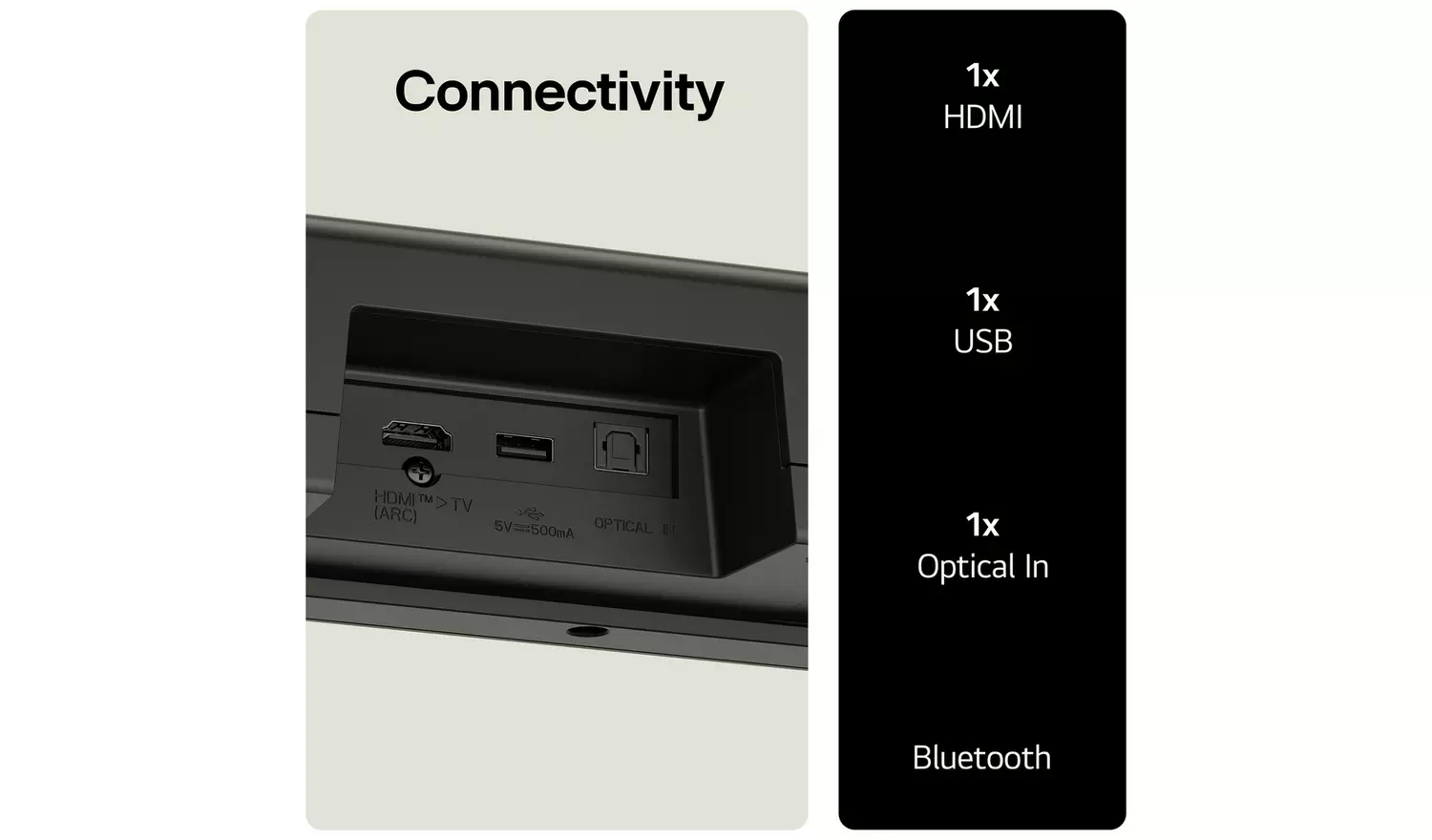 LG US40T 2.1Ch Bluetooth Sound Bar With Wireless Sub